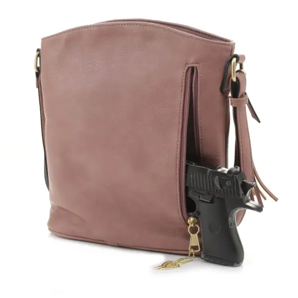 Robin Concealed Carry Lock & Key Crossbody Purse