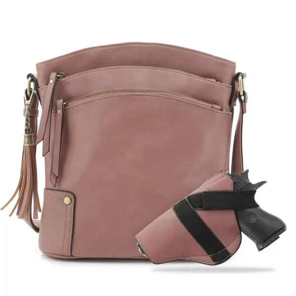 Robin Concealed Carry Lock & Key Crossbody Purse