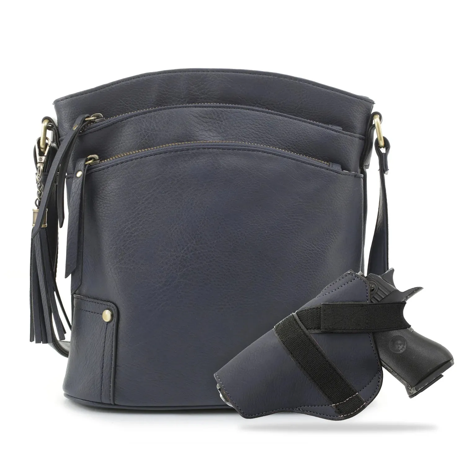 Robin Concealed Carry Lock & Key Crossbody Purse