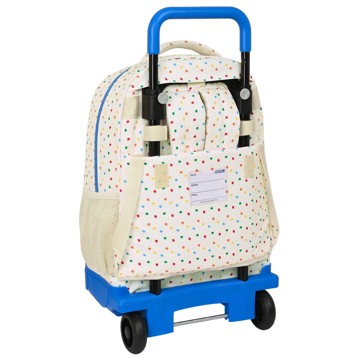 School Rucksack with Wheels Benetton Topitos (33 x 45 x 22 cm)