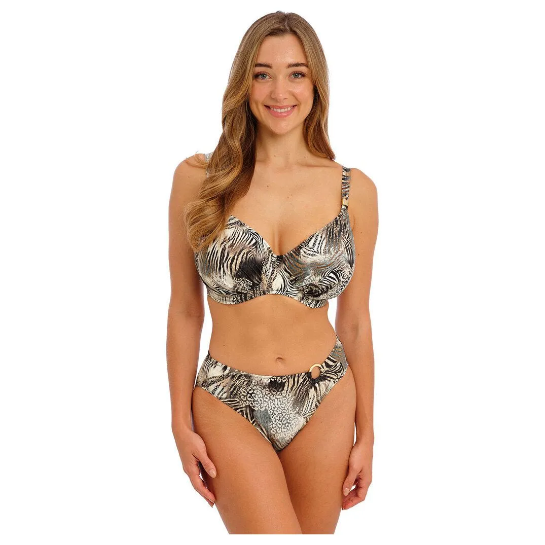 Seraya Sands underwired gathered full cup bikini top