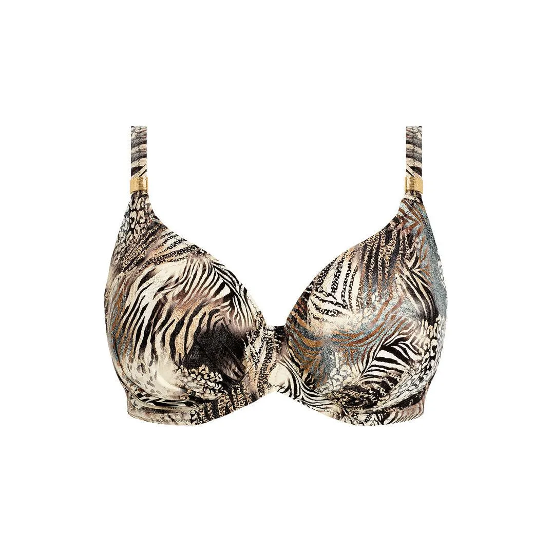 Seraya Sands underwired gathered full cup bikini top