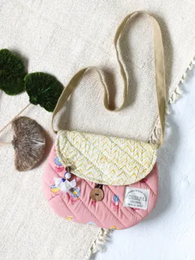 Shoulder Bag - PEACH FLOWERS