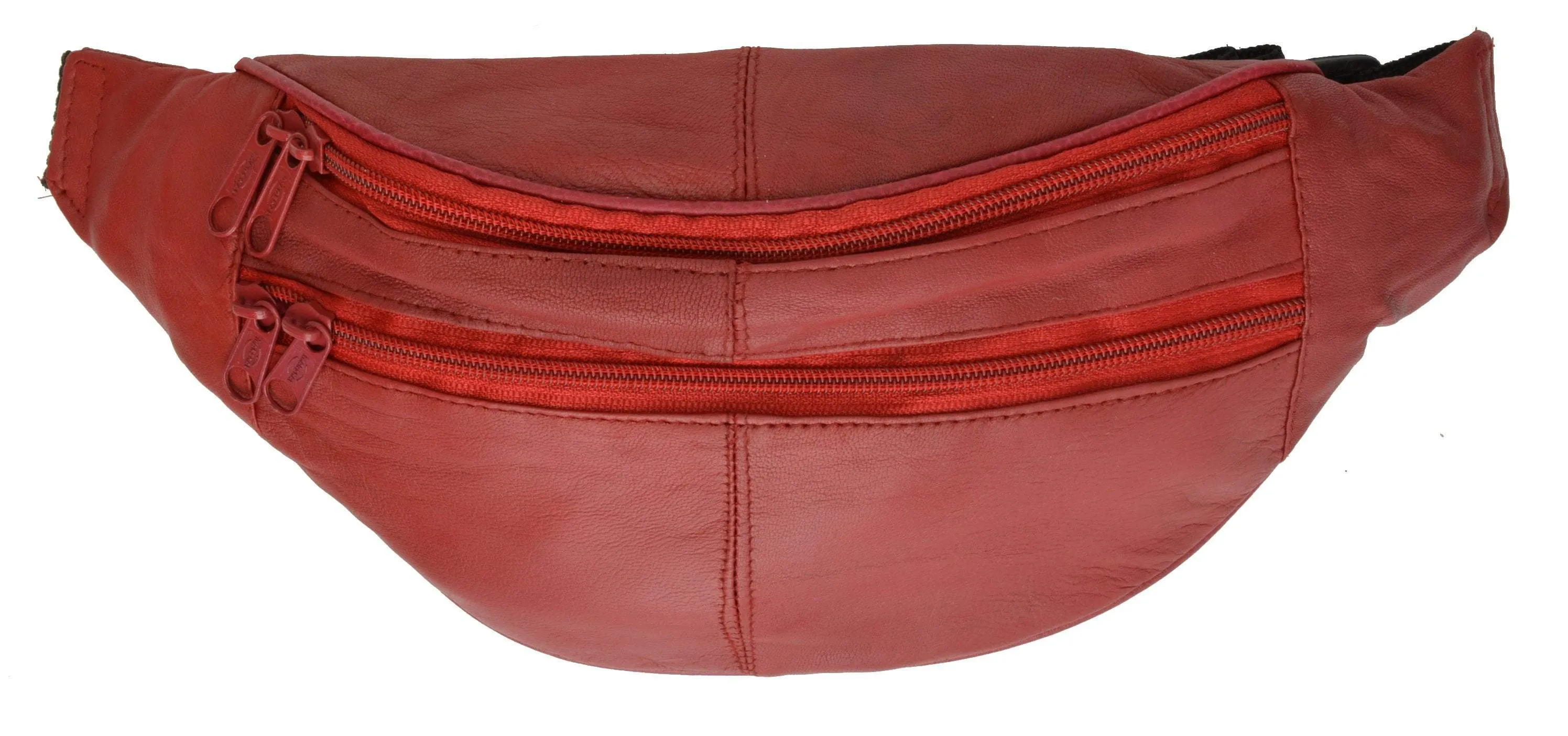 Slim Genuine Leather Waist Pouch Fanny Pack Multiple Colors