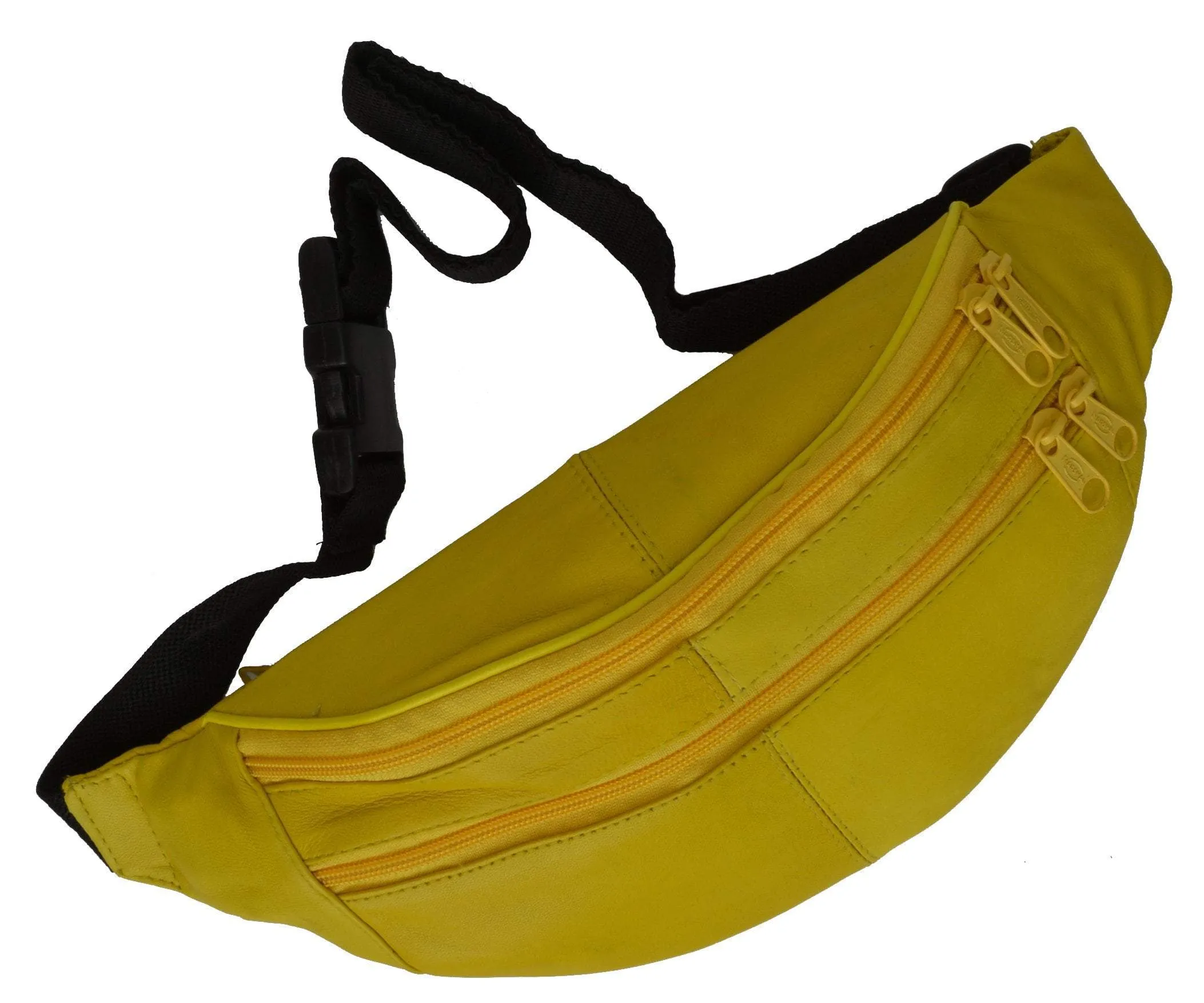 Slim Genuine Leather Waist Pouch Fanny Pack Multiple Colors