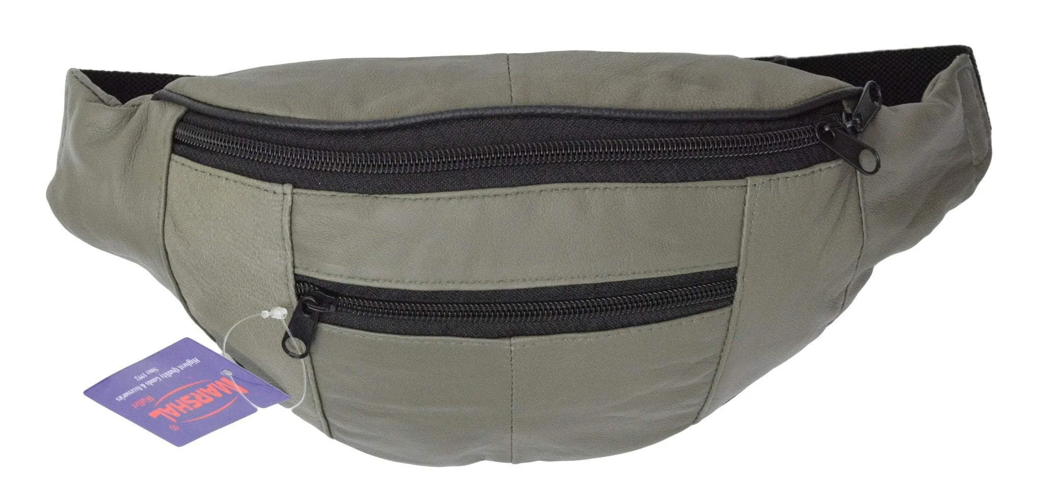 Slim Leather Fanny Pack