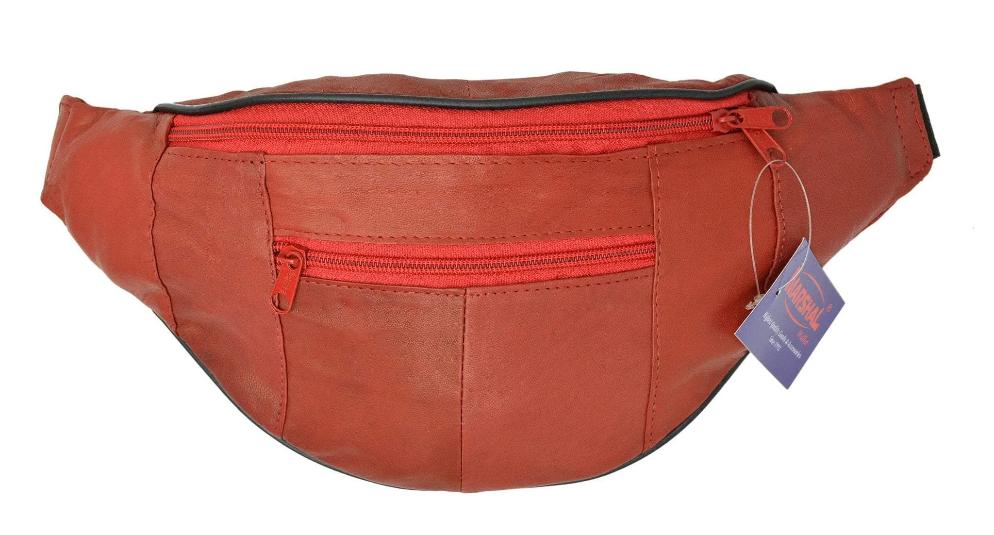 Slim Leather Fanny Pack