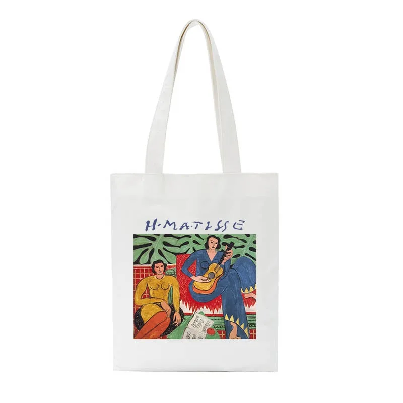 Sohiwoo Indie Aesthetic Shopping Bag Matisse Print