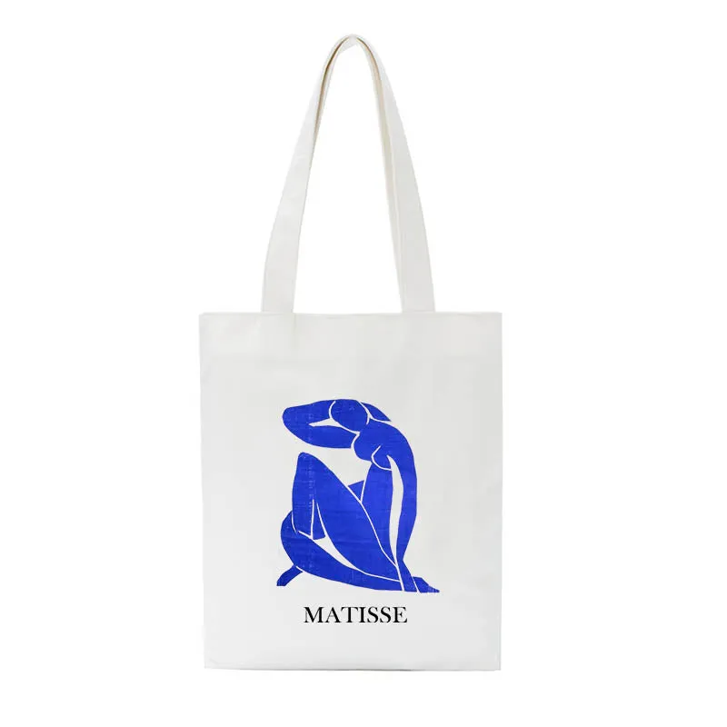 Sohiwoo Indie Aesthetic Shopping Bag Matisse Print