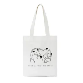 Sohiwoo Indie Aesthetic Shopping Bag Matisse Print