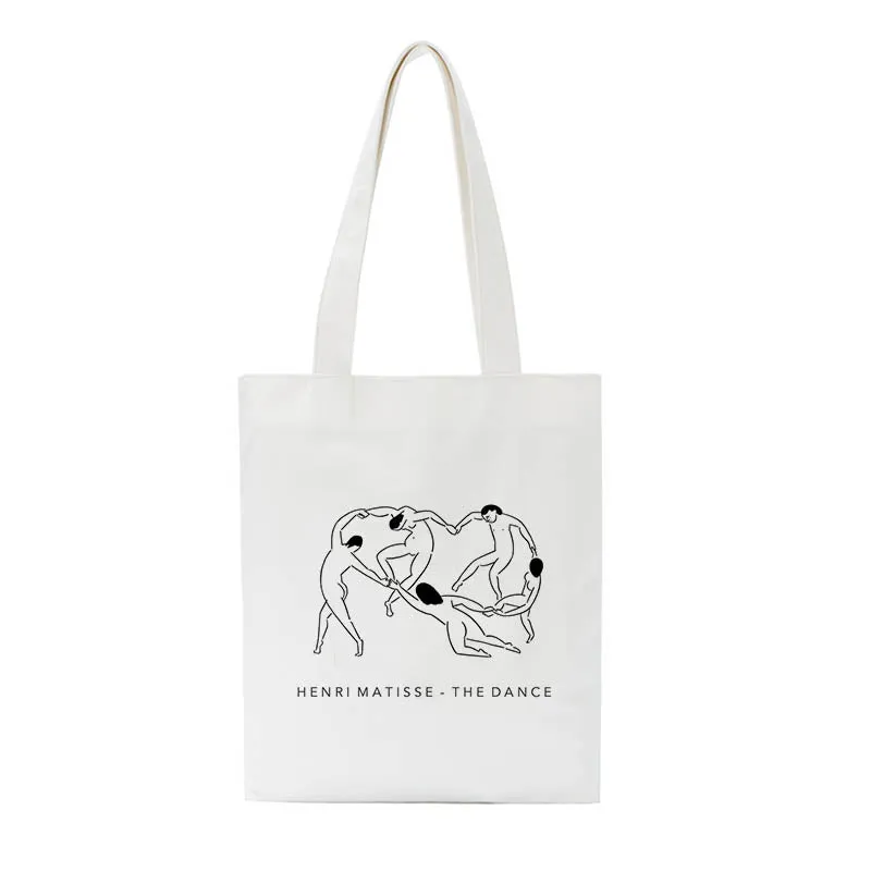 Sohiwoo Indie Aesthetic Shopping Bag Matisse Print