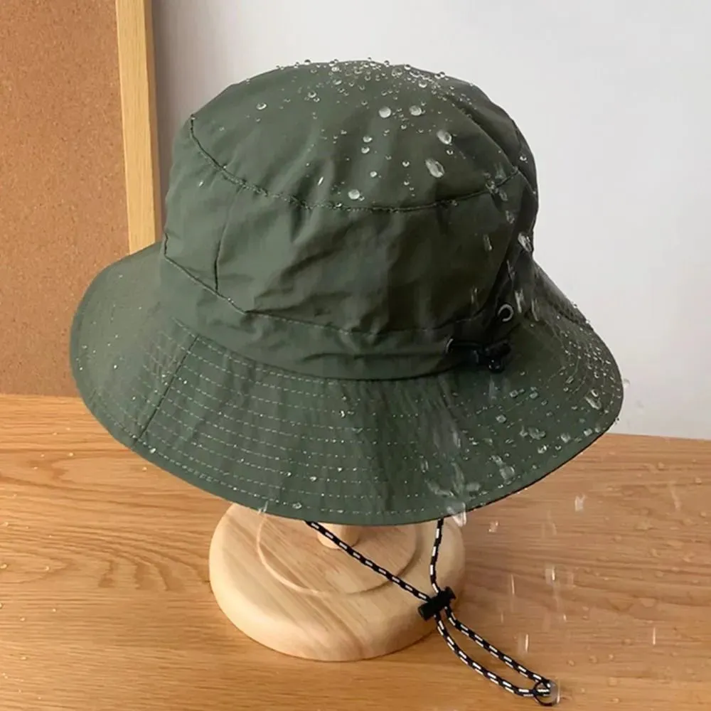 Sun Protection Waterproof Bucket Hat Summer Camping Hiking Cap Anti-UV Sun Hat Mountaineering Caps Panama Hat