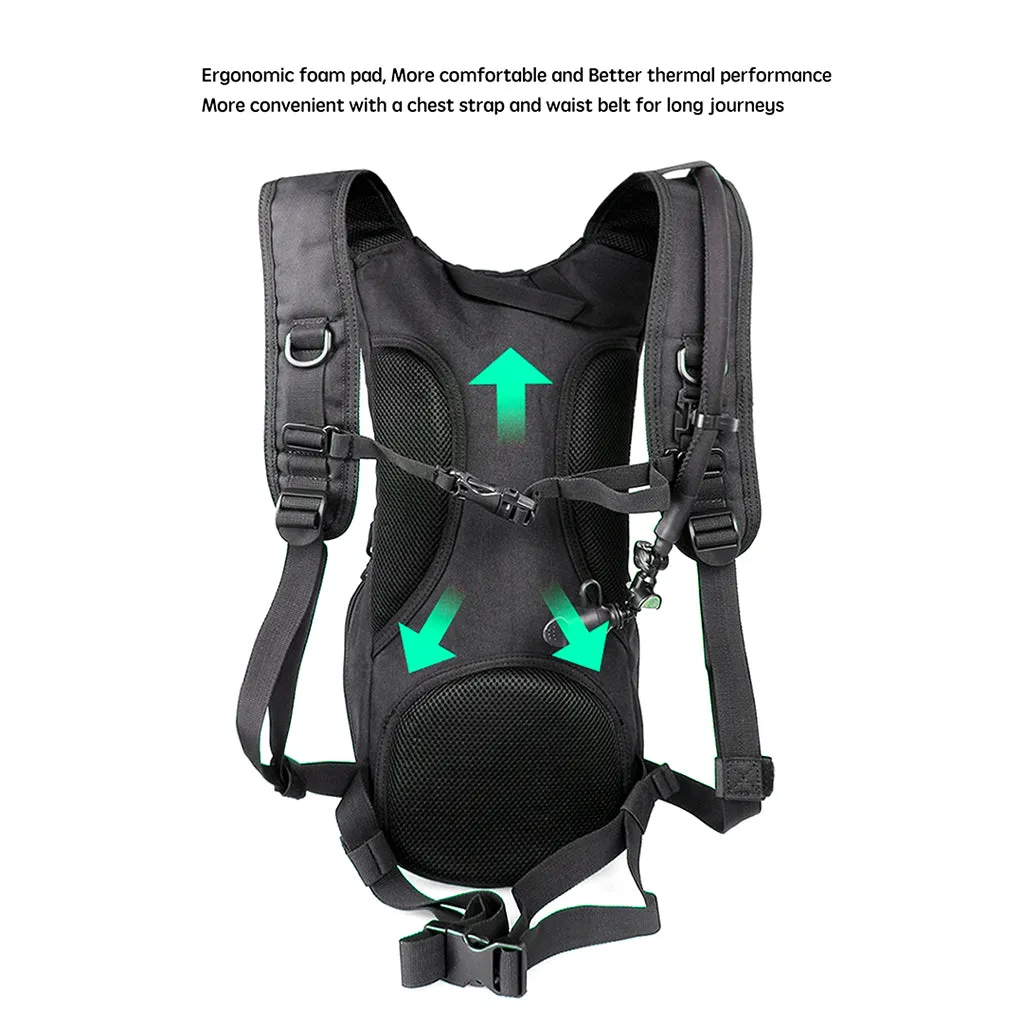 Tactical Hydration Backpack with 2.5L Bladder and Thermal Insulation