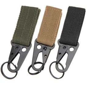 Tactical Nylon EDC Belt / Molle Utility Hanger Clip