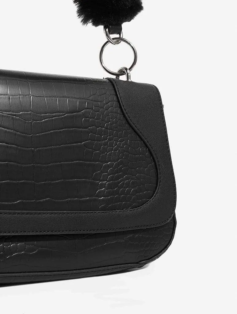 Tasmin Croc Shoulder Bag