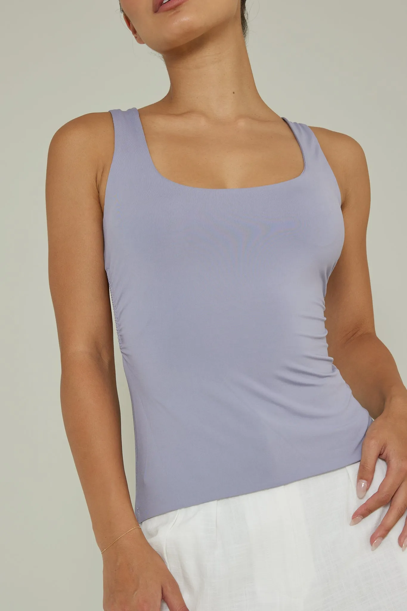 Tate Backless Top Slate