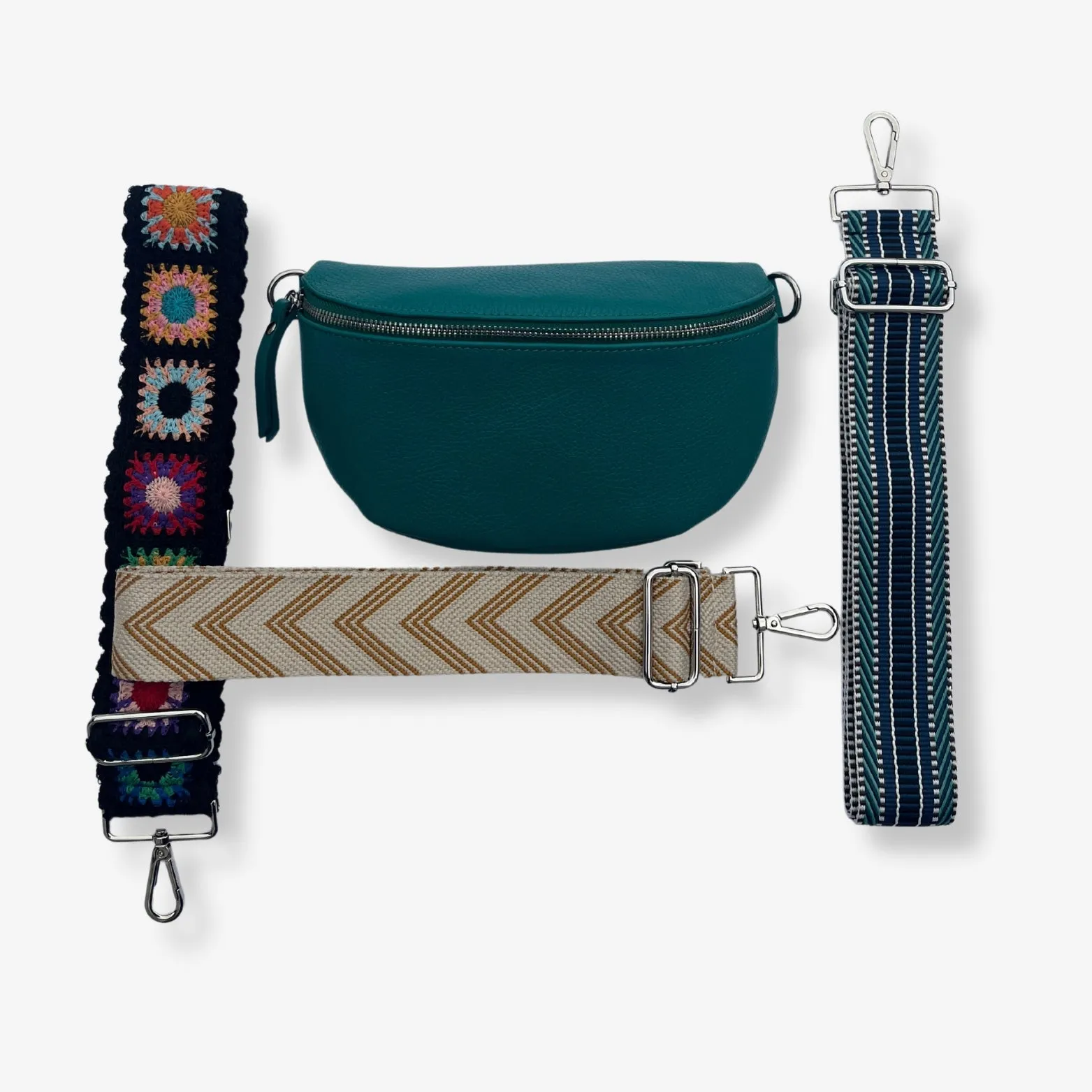 Teal Crossbody Bag