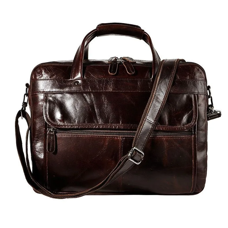 TEEK - Real Leather Antique Style Briefcase