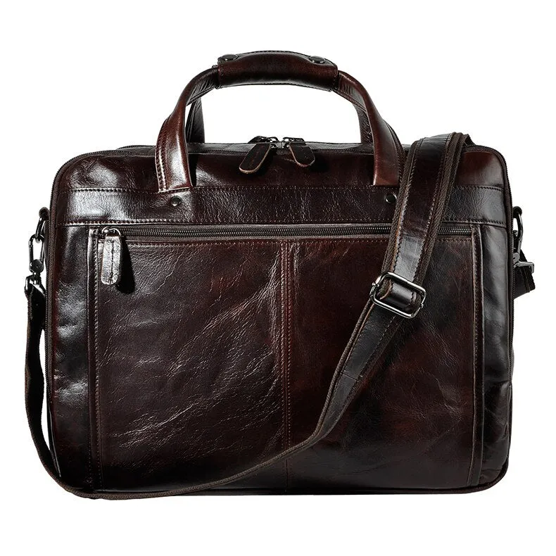 TEEK - Real Leather Antique Style Briefcase