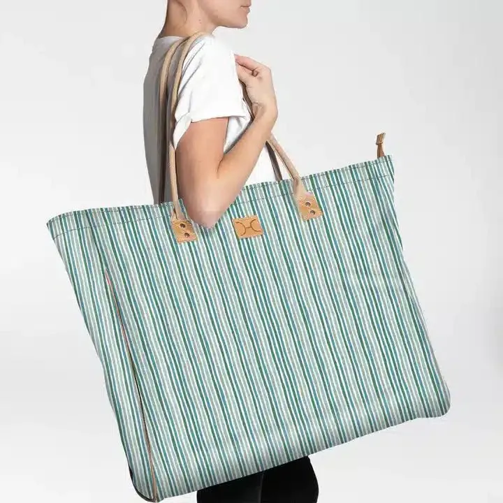 Thandana Laminated Fabric Jumbo Beach Bag