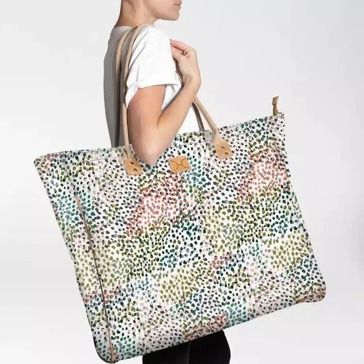 Thandana Laminated Fabric Jumbo Beach Bag