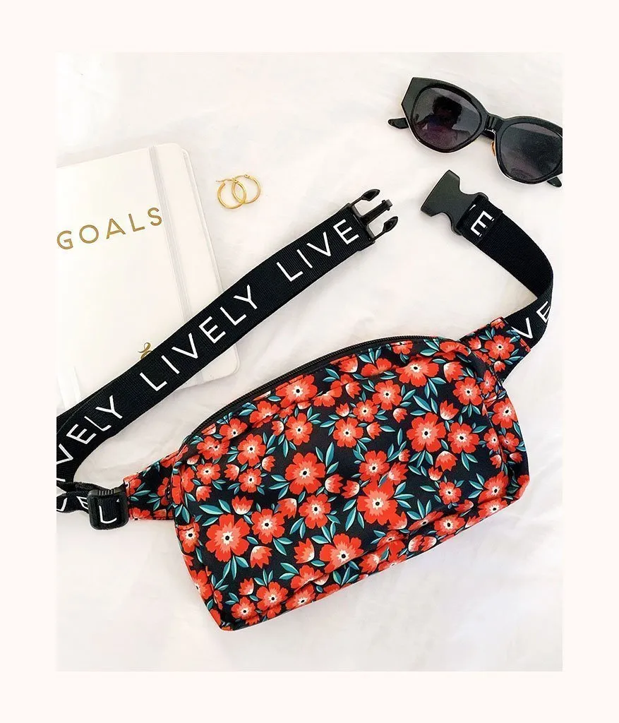 The Crew Fanny Pack: Poppy Floral