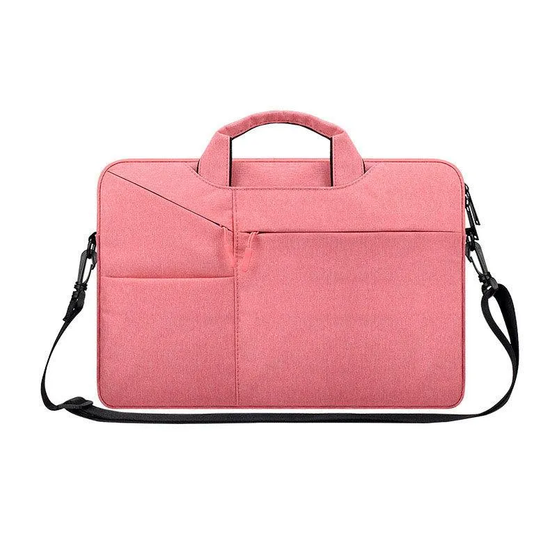 The Latest Casual Business Inner Padded Laptop Bag-Pink