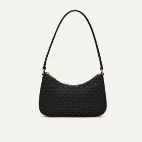 The Mini Shoulder Bag - Black Sand