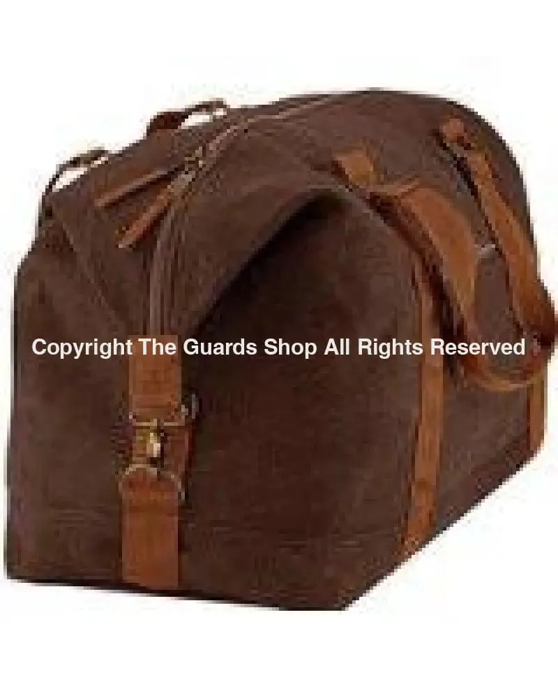 The Scots Guards Vintage Canvas Satchel