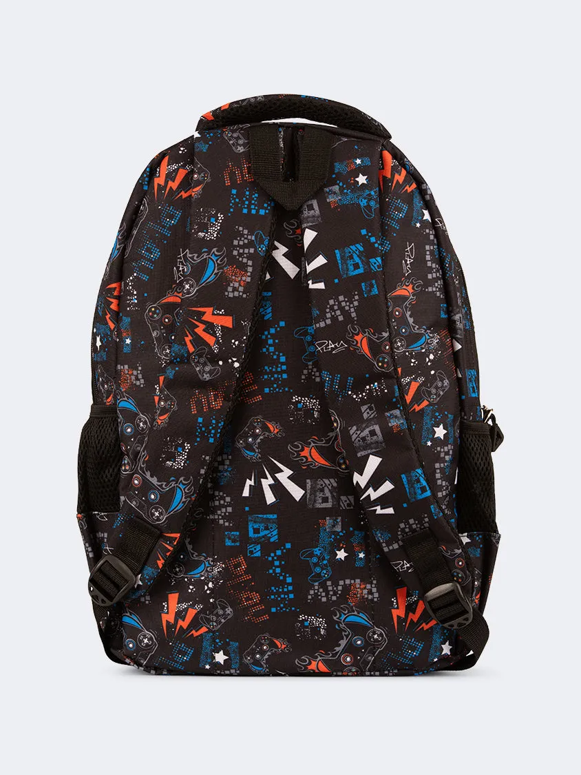 Topten Accessories The Ultimate Printed School Backpack Unisex Back To School Bag Blue