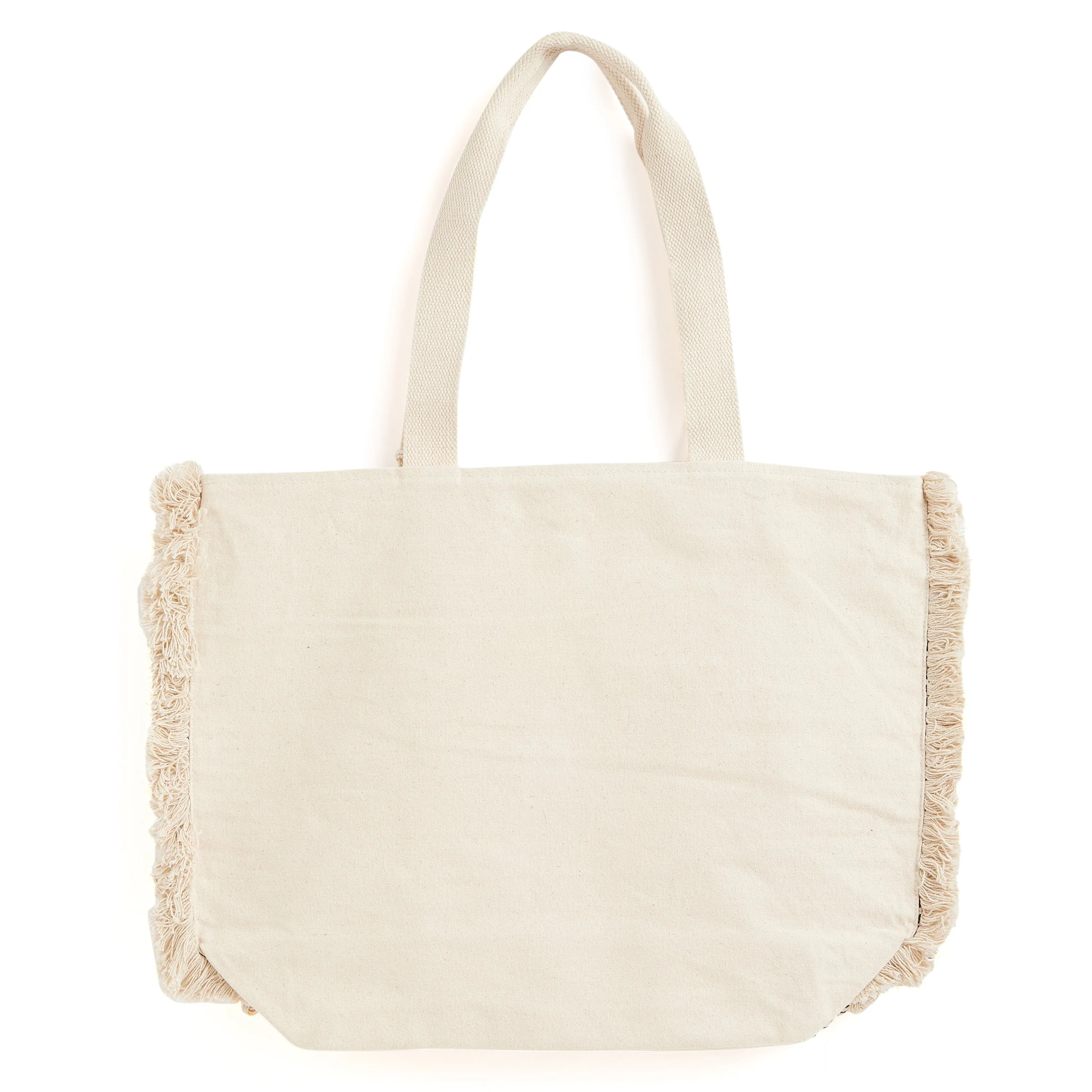 Tote Bag Jacquard Cotton Large