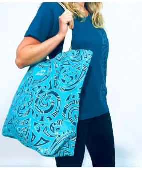 Tote Bag, Wild Kiwi, Kowhaiwhai