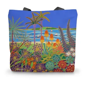 Tresco Abbey Gardens Cornwall by Joanne Short Canvas Tote Bag