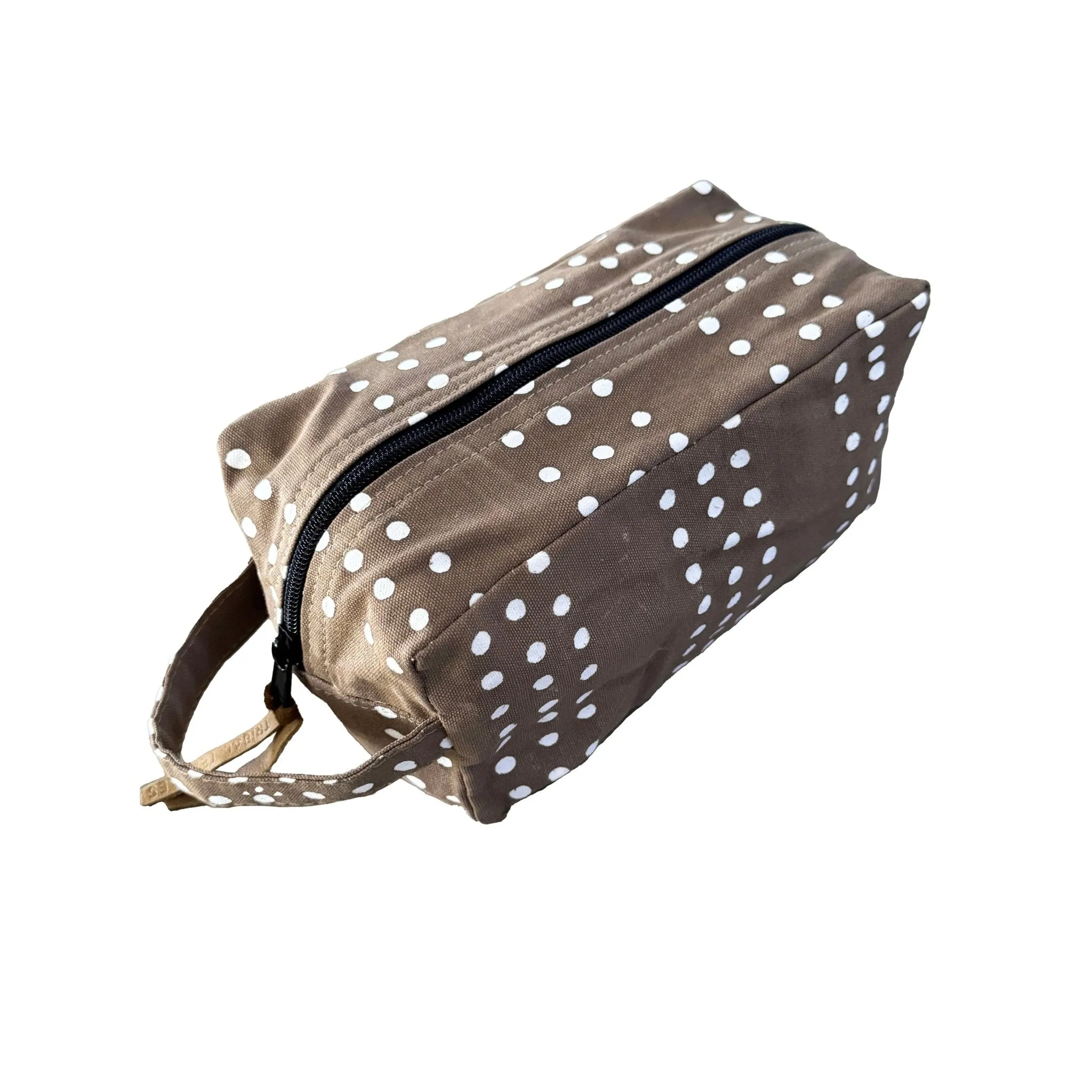 Tribal Cloth Mushroom Dots Travel Pouch