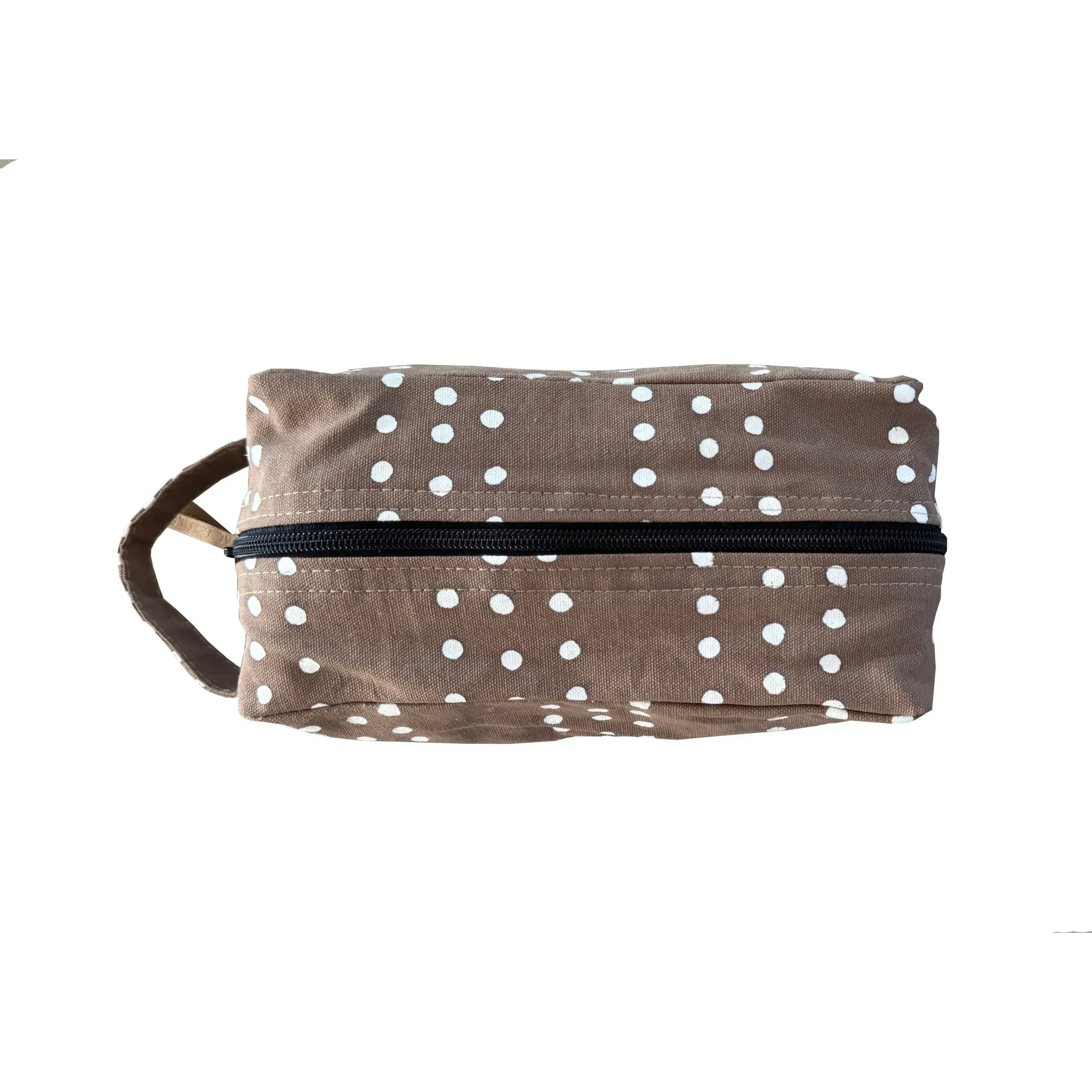 Tribal Cloth Mushroom Dots Travel Pouch