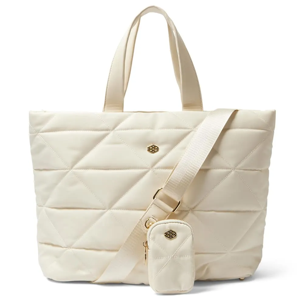 Tully Tote in Bone Nylon