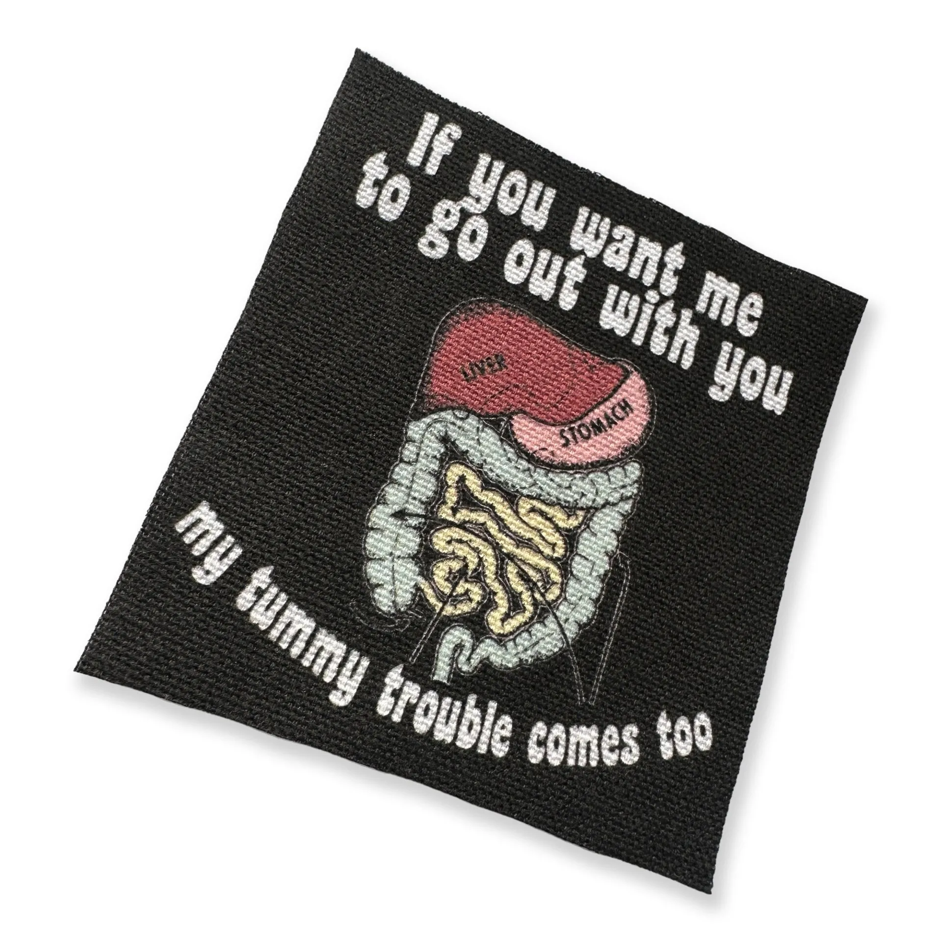 Tummy Trouble Fabric Patch