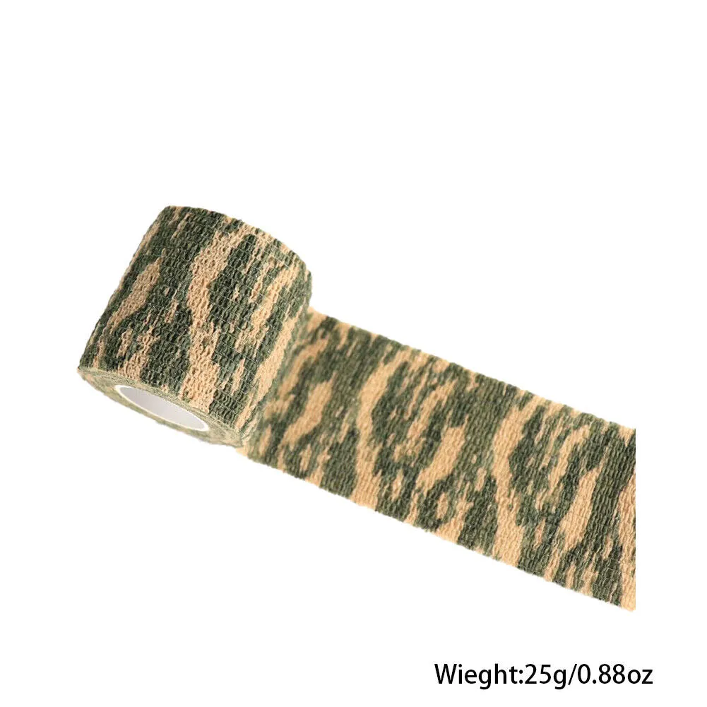 US 6-12 Pack Tactical Self-Adhesive Camouflage Tape For Outdoor Hunting Backpack