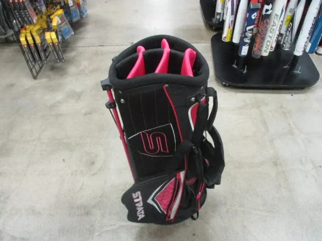 Used Strata Pink Golf Stand Bag