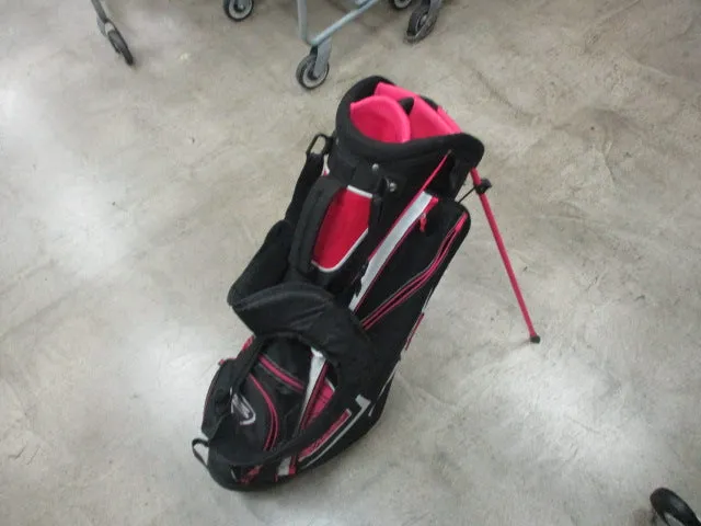 Used Strata Pink Golf Stand Bag