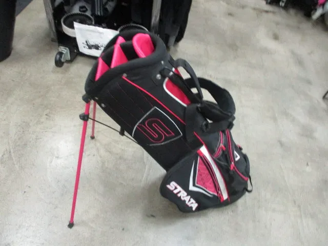 Used Strata Pink Golf Stand Bag