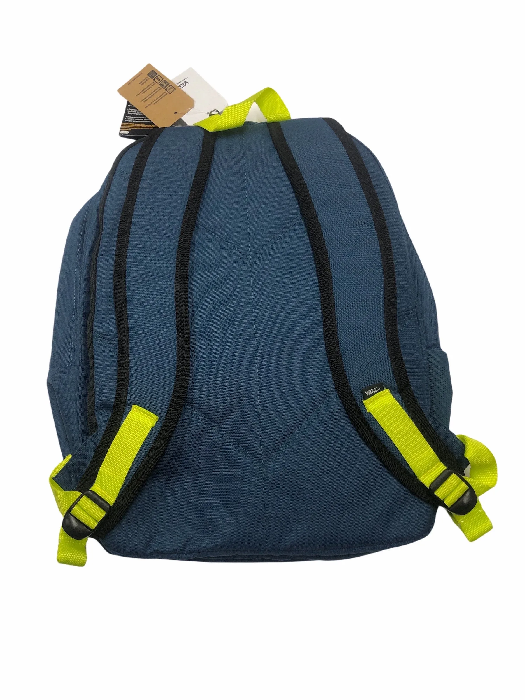 VANS BACKPACK BLUE/YELLOW