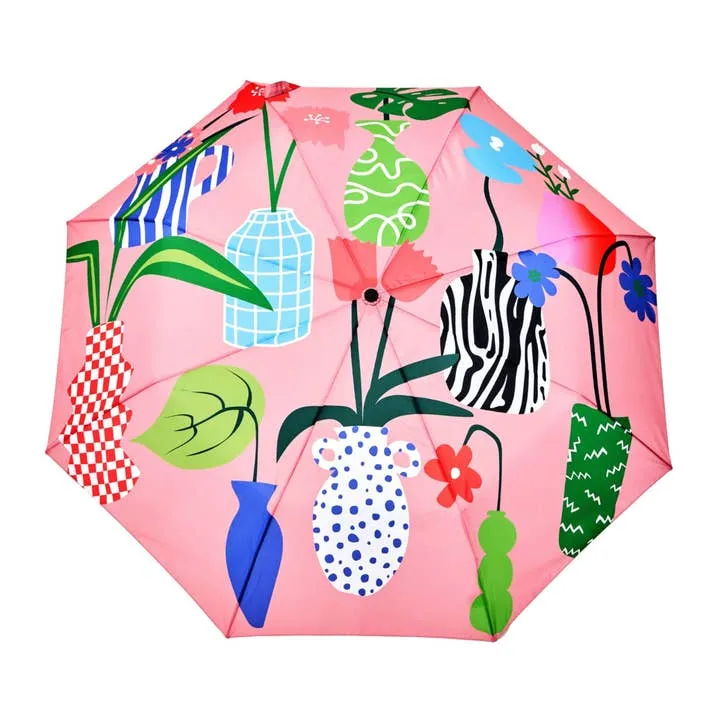 Vase Compact Eco-Friendly Wind Resistant Umbrella