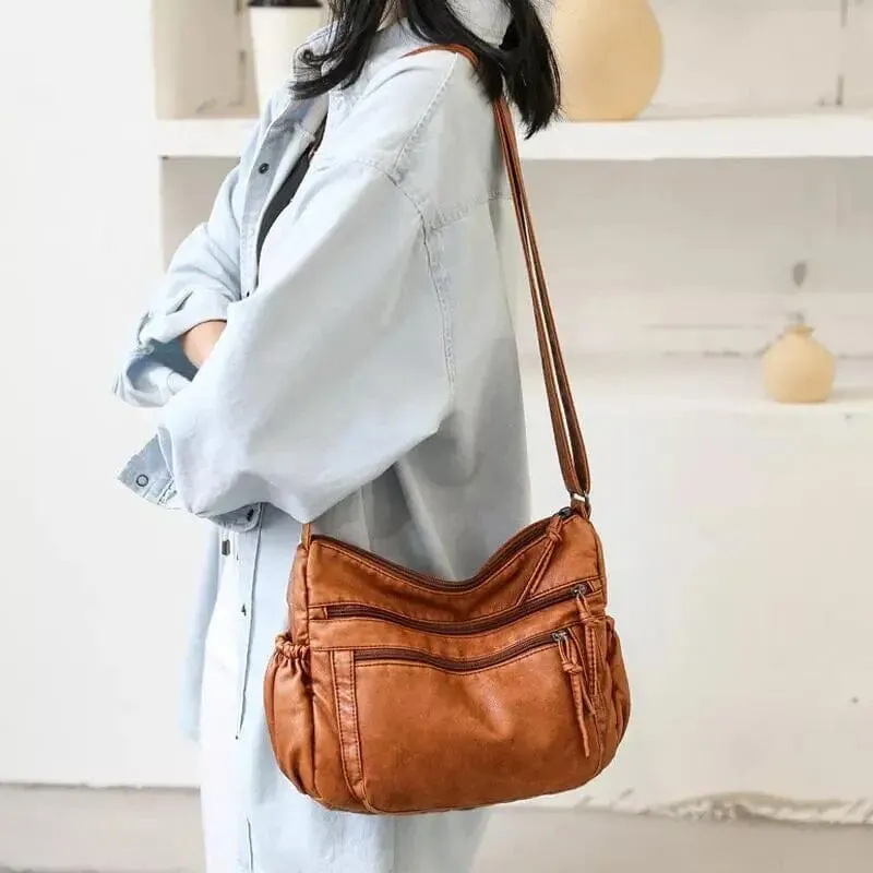 Vintage Chic Style Crossbody Shoulder Bag