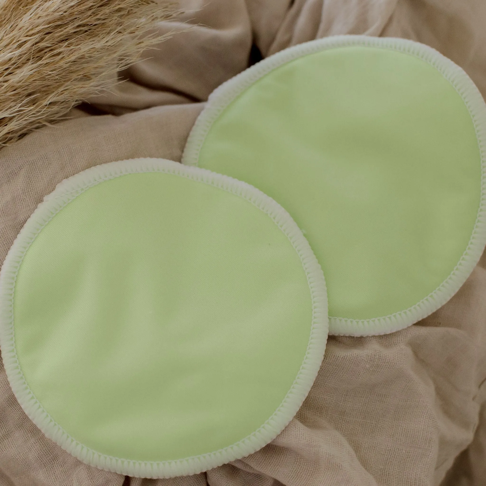 Washable Bamboo Nursing Pads (8pk) -  Green Mist