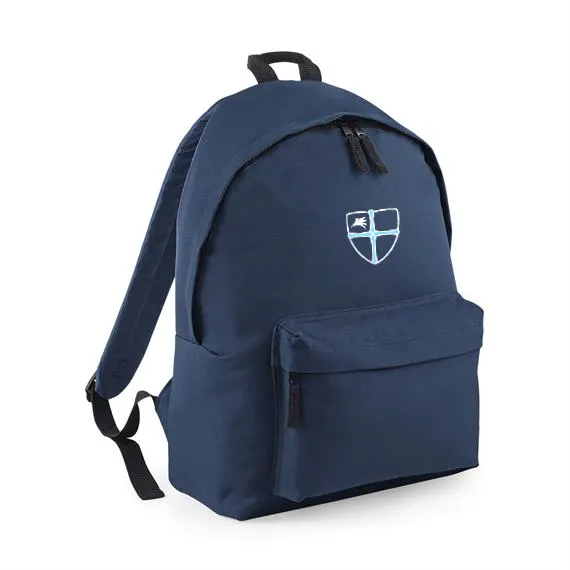 Wellfield School Navy BackPack