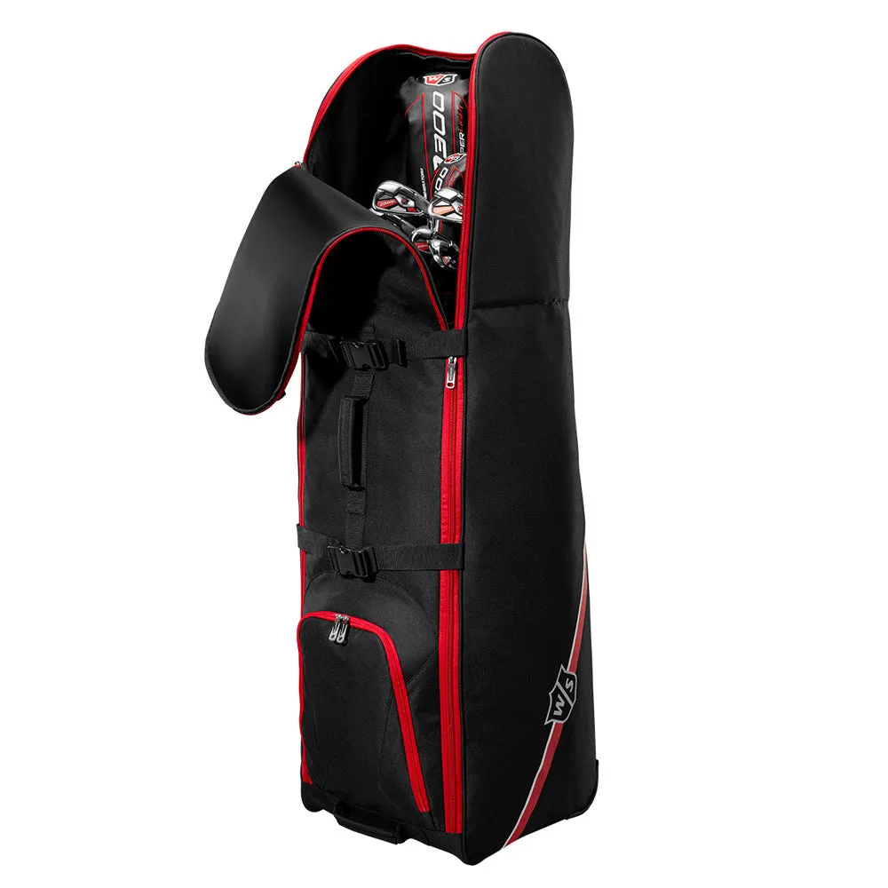 Wilson Wheeled Travel Cover - Black/Red