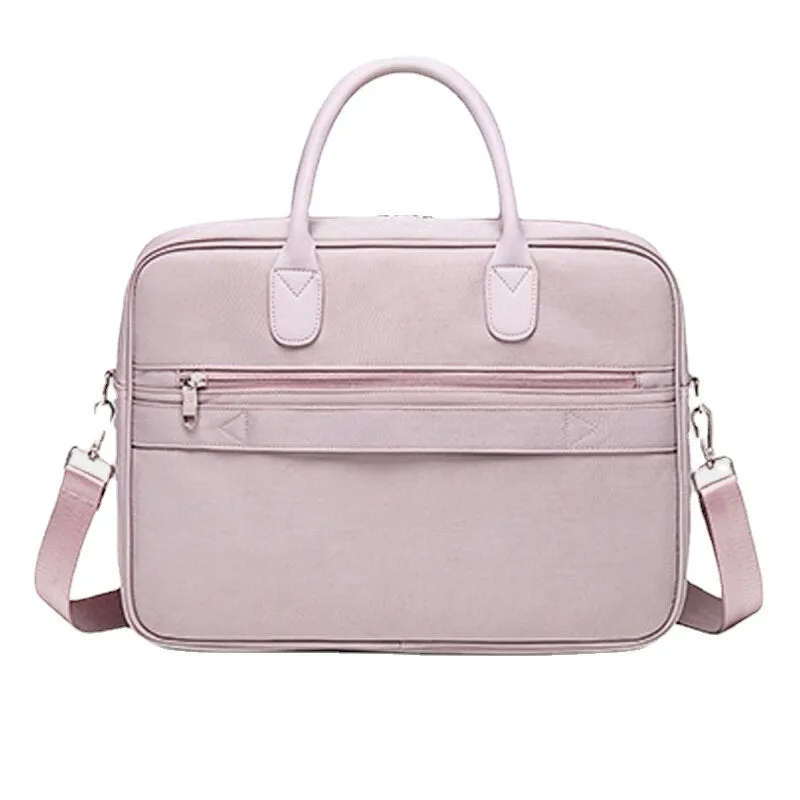 Women Multi-Compartment Waterproof Crossbody Laptop Shoulder Bag Handbag