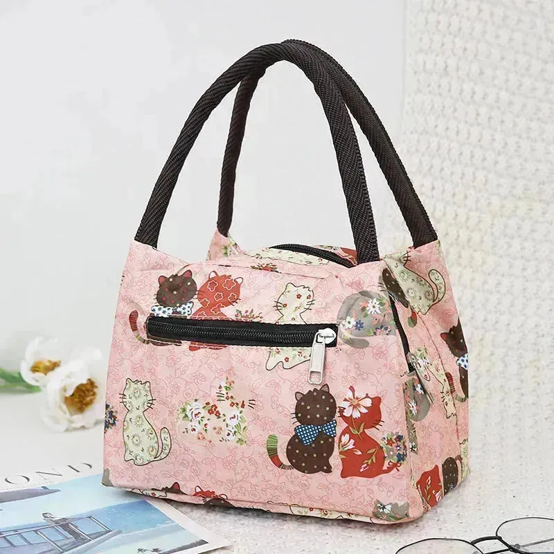 Women's Handbag Oxford Cloth Lunch Box Bag Lunch Bag Mummy Bag For Work Shopping Small Cloth Bag