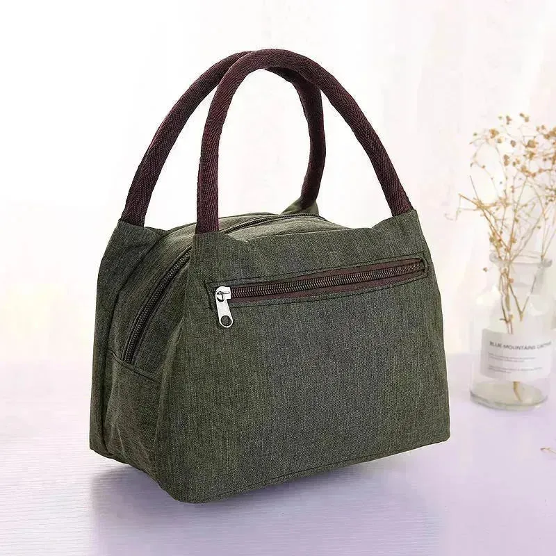 Women's Handbag Oxford Cloth Lunch Box Bag Lunch Bag Mummy Bag For Work Shopping Small Cloth Bag